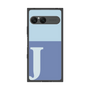 プレミアムスクエアケース［ オリジナル - initial two tone - J blue ］