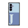プレミアムスクエアケース［ オリジナル - initial two tone - J blue ］