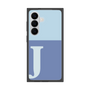 プレミアムスクエアケース［ オリジナル - initial two tone - J blue ］