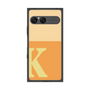 プレミアムスクエアケース［ オリジナル - initial two tone - K orange ］