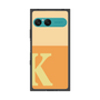 プレミアムスクエアケース［ オリジナル - initial two tone - K orange ］