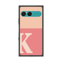 プレミアムスクエアケース［ オリジナル - initial two tone - K pink ］