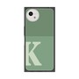 プレミアムスクエアケース［ オリジナル - initial two tone - K green ］