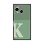 プレミアムスクエアケース［ オリジナル - initial two tone - K green ］