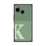 プレミアムスクエアケース［ オリジナル - initial two tone - K green ］