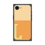 プレミアムスクエアケース［ オリジナル - initial two tone - L orange ］