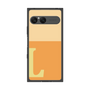 プレミアムスクエアケース［ オリジナル - initial two tone - L orange ］