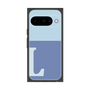 プレミアムスクエアケース［ オリジナル - initial two tone - L blue ］