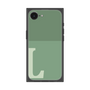 プレミアムスクエアケース［ オリジナル - initial two tone - L green ］