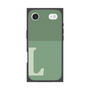 プレミアムスクエアケース［ オリジナル - initial two tone - L green ］