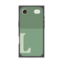 プレミアムスクエアケース［ オリジナル - initial two tone - L green ］