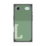 プレミアムスクエアケース［ オリジナル - initial two tone - L green ］