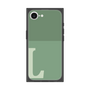 プレミアムスクエアケース［ オリジナル - initial two tone - L green ］