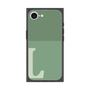 プレミアムスクエアケース［ オリジナル - initial two tone - L green ］