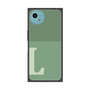 プレミアムスクエアケース［ オリジナル - initial two tone - L green ］
