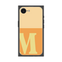 プレミアムスクエアケース［ オリジナル - initial two tone - M orange ］