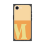 プレミアムスクエアケース［ オリジナル - initial two tone - M orange ］