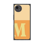 プレミアムスクエアケース［ オリジナル - initial two tone - M orange ］