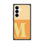 プレミアムスクエアケース［ オリジナル - initial two tone - M orange ］