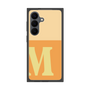 プレミアムスクエアケース［ オリジナル - initial two tone - M orange ］