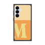 プレミアムスクエアケース［ オリジナル - initial two tone - M orange ］