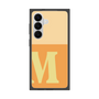 プレミアムスクエアケース［ オリジナル - initial two tone - M orange ］
