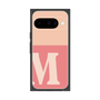プレミアムスクエアケース［ オリジナル - initial two tone - M pink ］