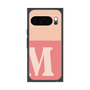 プレミアムスクエアケース［ オリジナル - initial two tone - M pink ］