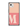 プレミアムスクエアケース［ オリジナル - initial two tone - M pink ］