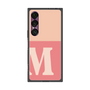 プレミアムスクエアケース［ オリジナル - initial two tone - M pink ］
