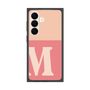 プレミアムスクエアケース［ オリジナル - initial two tone - M pink ］
