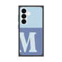 プレミアムスクエアケース［ オリジナル - initial two tone - M blue ］