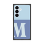 プレミアムスクエアケース［ オリジナル - initial two tone - M blue ］