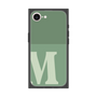 プレミアムスクエアケース［ オリジナル - initial two tone - M green ］