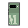プレミアムスクエアケース［ オリジナル - initial two tone - M green ］