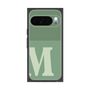 プレミアムスクエアケース［ オリジナル - initial two tone - M green ］
