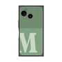 プレミアムスクエアケース［ オリジナル - initial two tone - M green ］