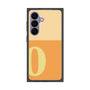 プレミアムスクエアケース［ オリジナル - initial two tone - O orange ］