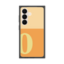 プレミアムスクエアケース［ オリジナル - initial two tone - O orange ］
