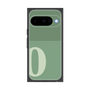 プレミアムスクエアケース［ オリジナル - initial two tone - O green ］