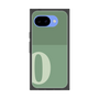 プレミアムスクエアケース［ オリジナル - initial two tone - O green ］