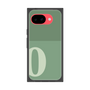 プレミアムスクエアケース［ オリジナル - initial two tone - O green ］