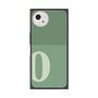 プレミアムスクエアケース［ オリジナル - initial two tone - O green ］