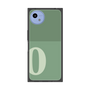 プレミアムスクエアケース［ オリジナル - initial two tone - O green ］