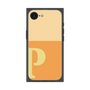 プレミアムスクエアケース［ オリジナル - initial two tone - P orange ］