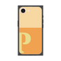 プレミアムスクエアケース［ オリジナル - initial two tone - P orange ］