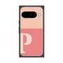 プレミアムスクエアケース［ オリジナル - initial two tone - P pink ］