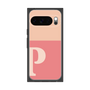 プレミアムスクエアケース［ オリジナル - initial two tone - P pink ］