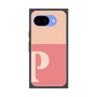プレミアムスクエアケース［ オリジナル - initial two tone - P pink ］