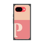 プレミアムスクエアケース［ オリジナル - initial two tone - P pink ］